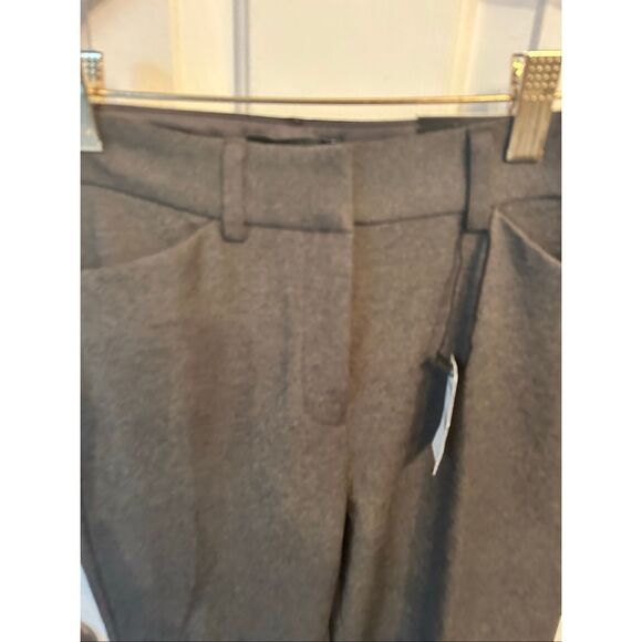 Express skinny high-rise grey machine washable work pants stretchy size 0 R NWT - Picture 2 of 7